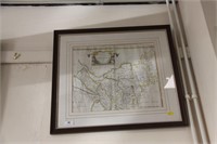 Antique map of Cheshire
