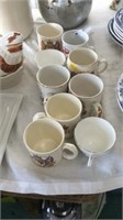 Commerative mugs, cups