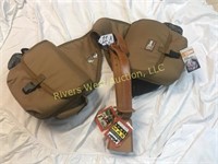 11A Saddle bags and horse bell