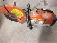 STIHL TS 400 SAW TESTED - RUNNING CONDITION