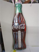 Coca Cola bottle thermometer