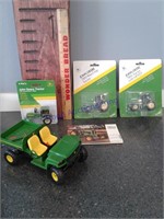 3 JD  tractors & gator