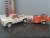 Nylint pickup truck & Uhaul trailer