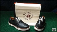 Luxury Albartross golf shoe Club Brogue Black