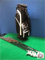 Bag and Clubs. RJS bag. Taylor M4 clubs.