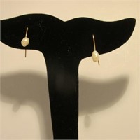 14K Yellow Gold Wabash Pearl Earrings