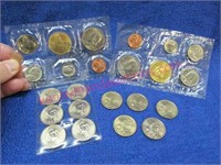 (2) 1985 mint sets & (11) $1 coins