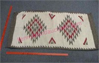 vintage southwestern woven rug (28in x 57in)