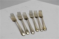 CASCADE TOWLE STERLING SILVER (6) DINNER FORKS
