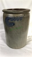 Antique S Bell & Son Strasburg VA crock, 1 gallon