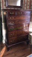 Valley Cherry eight drawer chest with tall OG