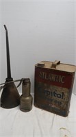 Vintage Oil Cans(1 Atlantic Capitol)