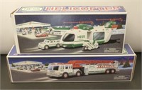 2 Hess Diecast Vehicles in Boxes - Helicopter