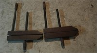 2 Large Wood Clamps