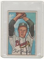 1952 Bowman Chet Nichols Baseball Card