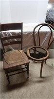 2 Vintage Chairs(cane seat needs repaired)