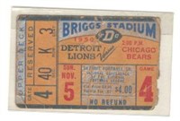 Football Reserved Ticket Between the Detroit