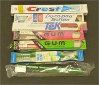 7 New Old Stock Tooth Brushes
