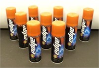 9 New Cans of Edge Shaving Gel