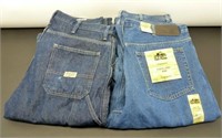 4 Pairs of Fleece Lined Jeans - Size 34 Waist
