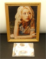 Christina Aguilera 8 X10 Hand Signed Autograph,