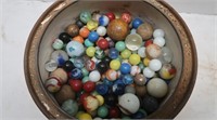 Old Marbles incl. Cat's Eyes, Shooters
