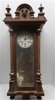 Lenzkirch A.G.U. Pendulum Clock w/Key(As Is)