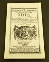 Farmers Almanac Dated 1816