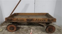 Antique Aero Flyer Wooden Wagon