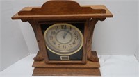 Antique Ingraham Mantle Clock w/Key(As Is)