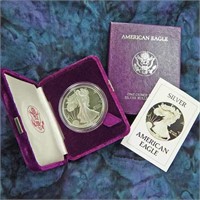 1986 American Silver Eagle 1 oz Proof .999 Fine