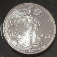 2002 Silver American Eagle Uncirculated 1oz .999