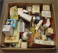 Large Box of Avon Soap, Perfume and Cologne
