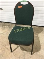 Green Metal Stacking Banquet Chair