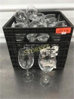 Asst Glassware - wine glasses