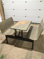 Table w/ Bench Seating - 1 Piece