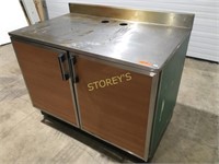 S/S 2 Dr Cabinet w/ BS - 4' x 30"