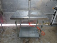 Stainless Prep Table 36 x 30 x 34