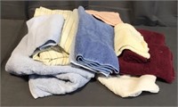 Box of Towels & Linens