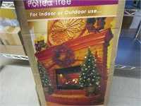 4 foot pre lit Christmas Tree; NIB