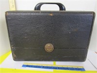 Very old Zenith Radio; Leather Case; untested