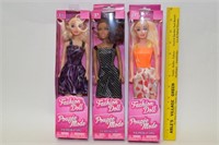 Three Fashion Dolls