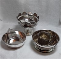 FOUR PIECE LOT OF SILVER WARES