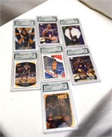 7 graded Kobe Bryant basketball cards - 1998-1999