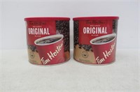 (2) Tim Hortons Original Coffee, Fine Grind Coffee