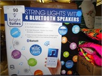 String Lights with Blue Tooth Speakers