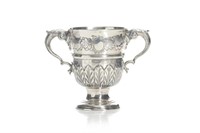 Irish silver loving cup