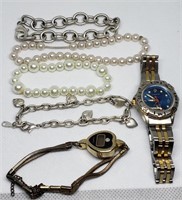 LOT OF BRACELETS AND WATCHES