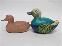 Two Duck Decorations