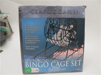 Delaxe Metal Bingo Cage Set